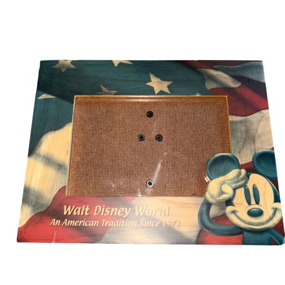 Walt Disney World*An American Tradition Mickey Mouse*USA Flag Picture Frame*4x6- - Picture 4 of 6